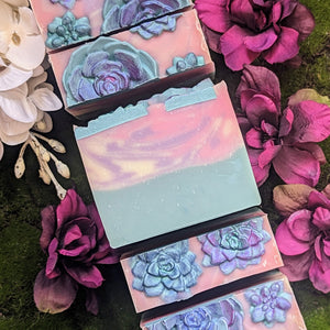 Simply Succulent Artisan Soap Bar