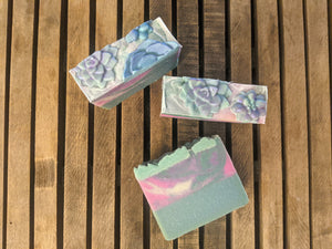 Simply Succulent Artisan Soap Bar